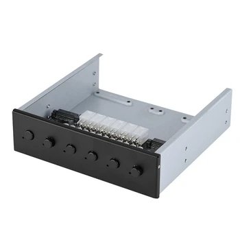 

6 Channel SATA HDD Hard Drive Power Switch Controller Selector for Computer