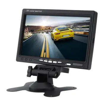 

7 Inch Car Rear View Camera TFT LCD Monitor+Waterproof Night Vision Camera for Bus Security Surveillance System