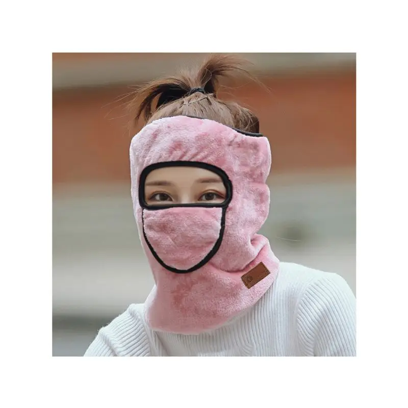Men Women Winter Outdoor Neck Warm Face Mask Quick Dry Windproof Protection Fleece Hat Skiing Cap Cycling Sports Masks X5XC