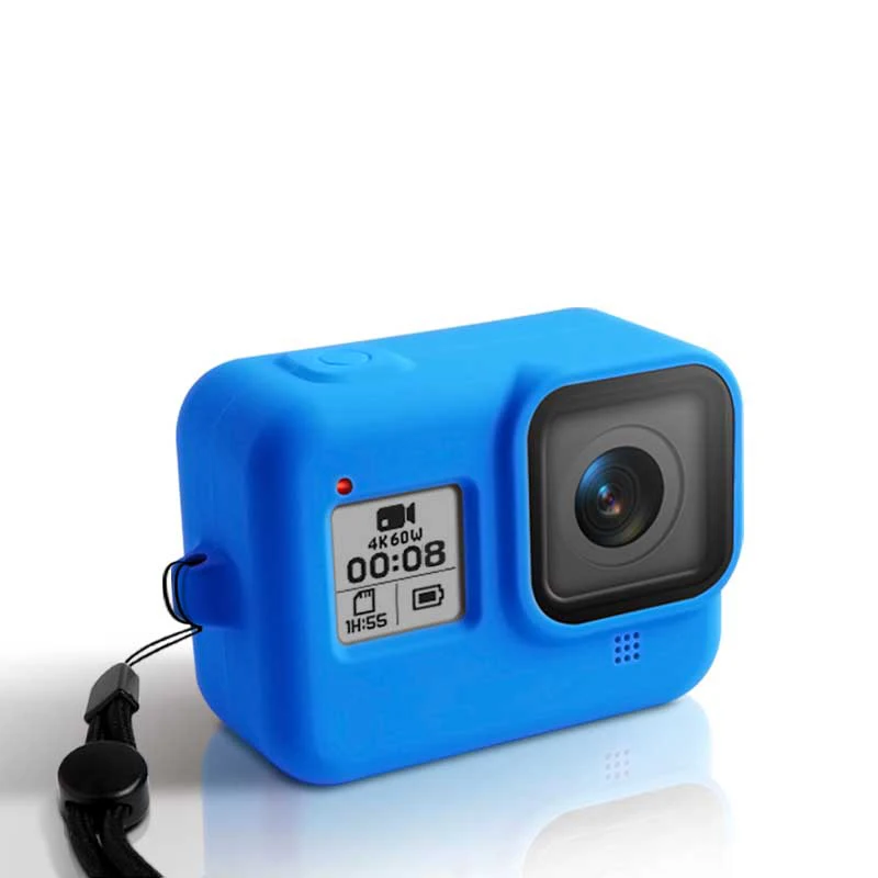 Мягкий силиконовый чехол для Gopro Hero 8 чехол черный синий защитный полный чехол для Gopro Hero 8 аксессуары для экшн-камеры