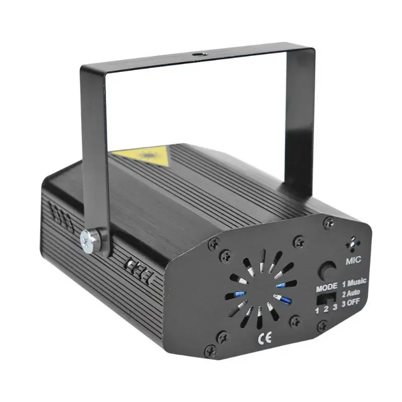 Мини RGB светодиодный сценический светильник мини-водяной рябь RGB лазерный проектор диско-дискотека KTV лампа с пультом дистанционного управления
