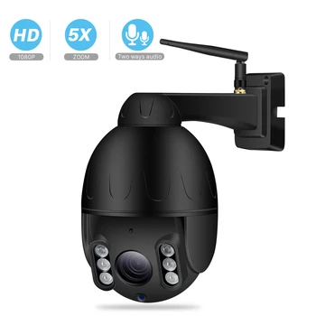 

BESDER 1080P PTZ Wifi Camera 5X Optical Zoom 2.7-13.5mm Lens Outdoor Speed Dome IP Camera CCTV Security Wireless camara CamHi