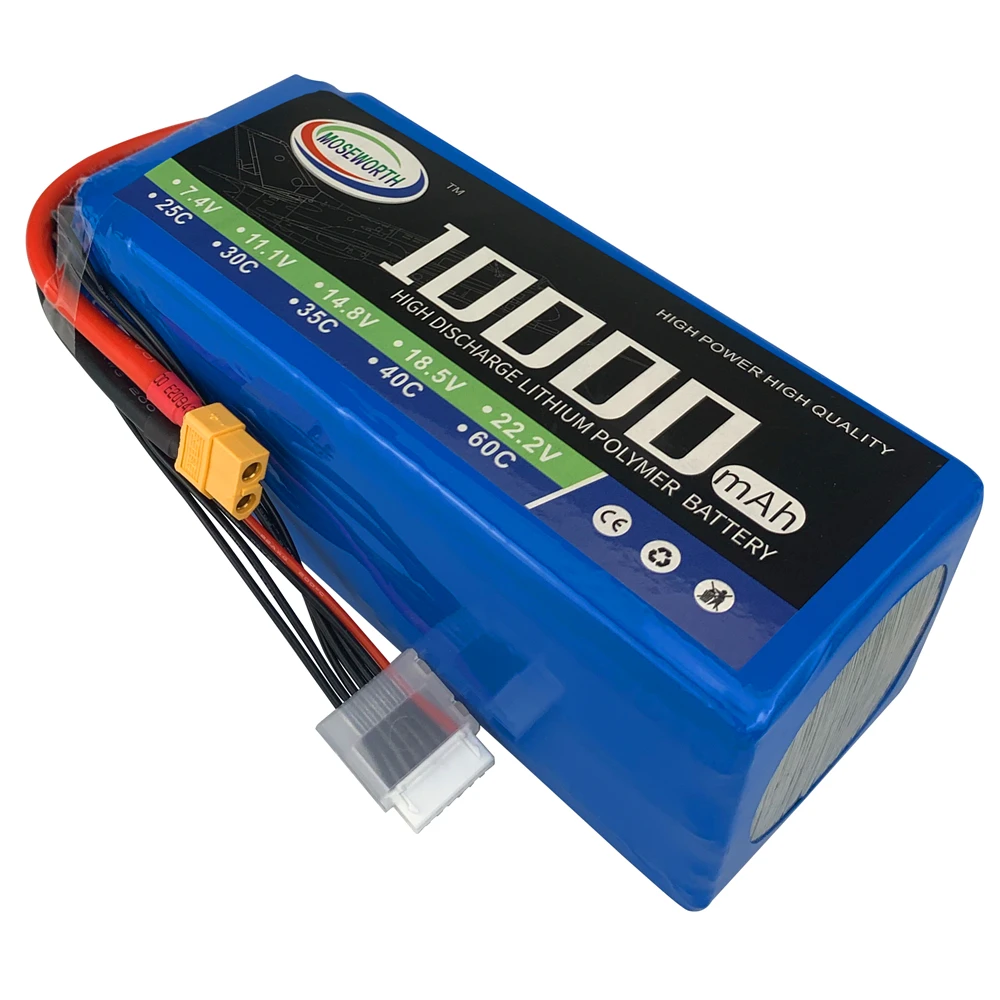 6S 22 2 V 10000mAh 35C RC LiPo аккумулятор для радиоуправляемого летательного аппарата дрона