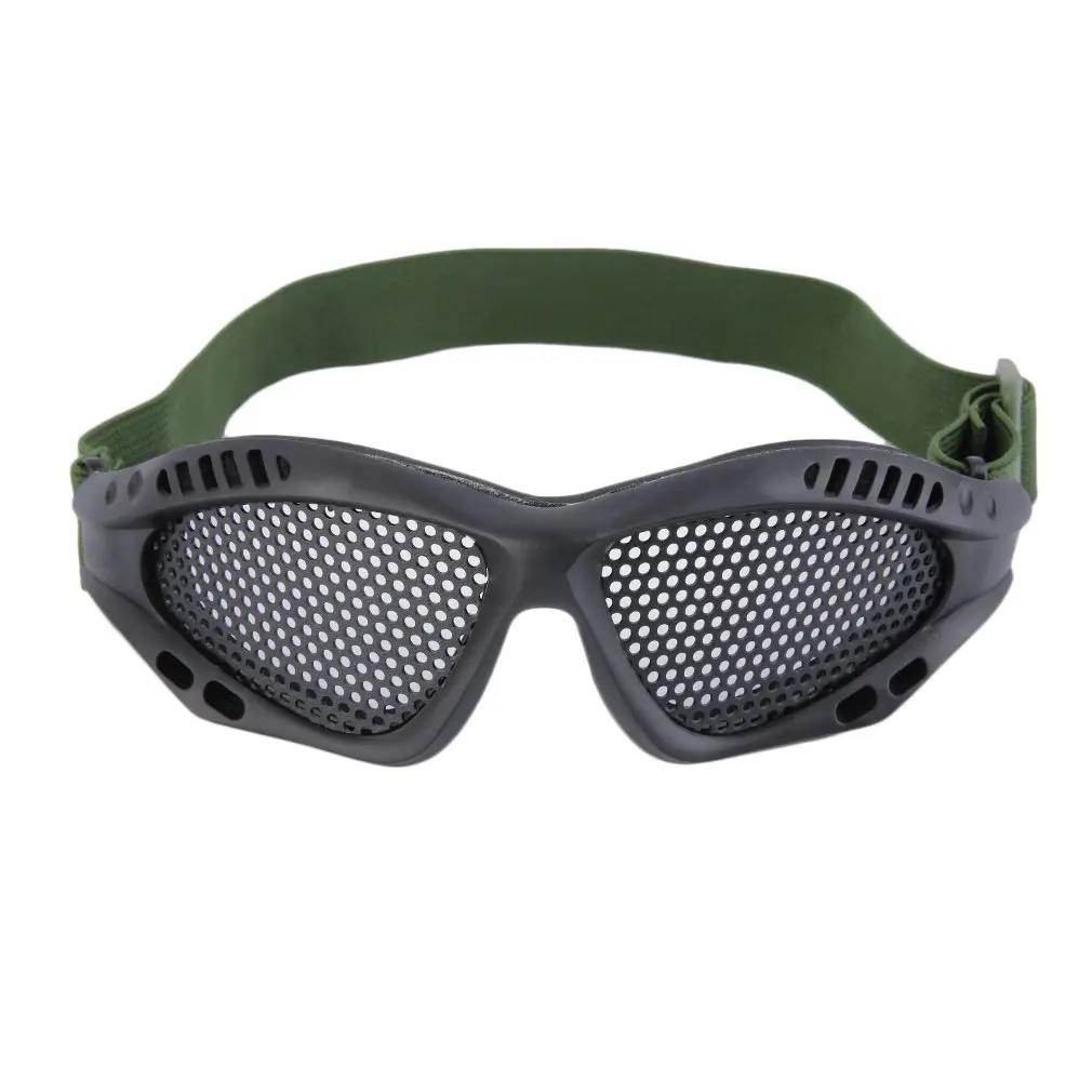 

1pc Tactical Goggles Outdoor Eye Protective With Metal Mesh for CS Game Airsoft Safety wholesale