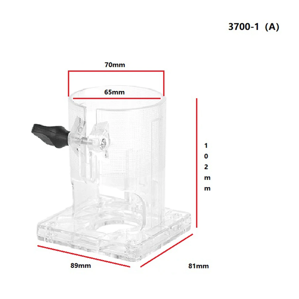 

1 Pcs Trimmer Machine Base Woodworking Cutter 3703 Electric Trimmer Machine Base Power Tool Accessories Plunge Router Base