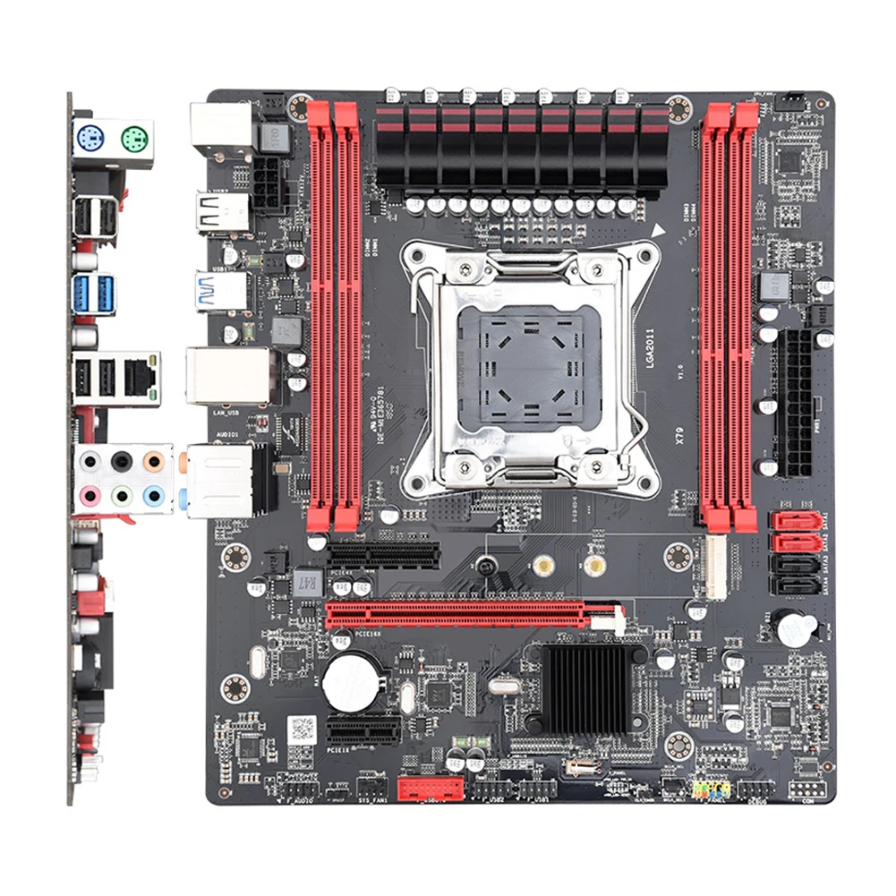 Новейшая Intel X79 Socket LGA 2011 материнская плата по стандарту ATX основная плата USB3.0 SATA3.0 PCI-E 16X M.2 SSD REG ECC Memory E5 cpu LGA2011