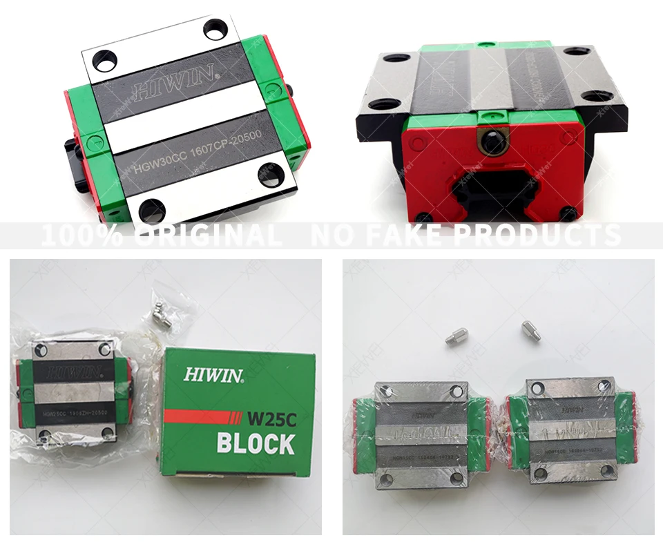 HIWIN HGW15CC HGW20CA HGW20CC HGW25CC HGW30CC Линейный Фланец Блок каретки для HGR20 HGR30 линейный рельс