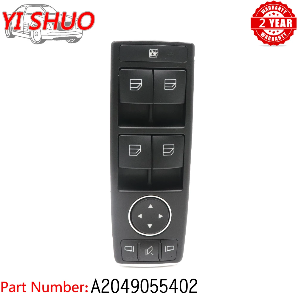

Power Window Control Master Switch A2049055402 FOR Mercedes-Benz W212 E-Class W204 C-Class C250 C300 C350 E350 E400 A207 X204