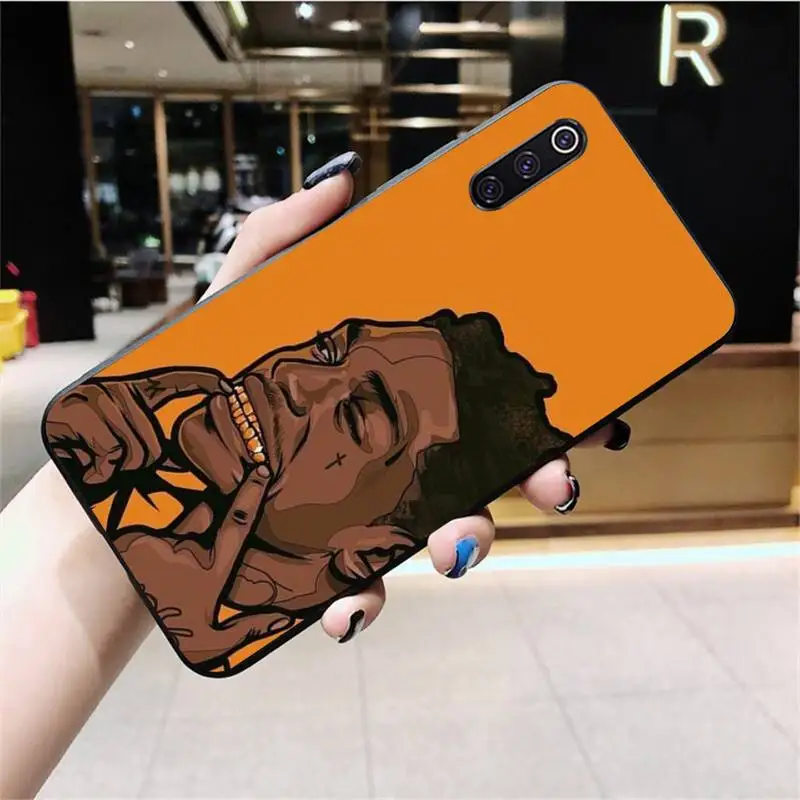 HPCHCJHM Kodak Black Rapper Custom Photo Soft Phone Case for Xiaomi Mi10 10Pro 10 lite Mi9 9SE 8SE Pocophone F1 Mi8 Lite