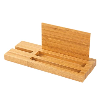 

Bamboo School Decoration Home Stationery Tidy Storage Box Desk Organizer Study