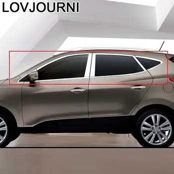 

Window Exterior Automobile Chromium Automovil Bright Sequins Accessories Accessory 09 10 11 12 13 14 15 16 17 FOR Hyundai IX35