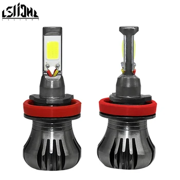 

LSlight 2pcs H11 LED Car Lights LED Bulbs H3 880 White Daytime Running Lights DRL Fog Light 6000K 12V Driving Lamp