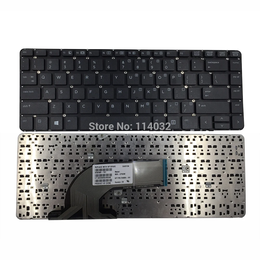 Сменные клавиатуры для ноутбуков HP Probook 639396 640 G1 G2 645 американский английский