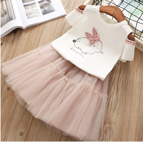 white BL1141J Humor Bear/Одежда для маленьких девочек коллекция года, летняя брендовая футболка с короткими рукавами и рисунком+ шорты комплекты из 2 предметов Одежда для девочек - Цвет: white BL1141J