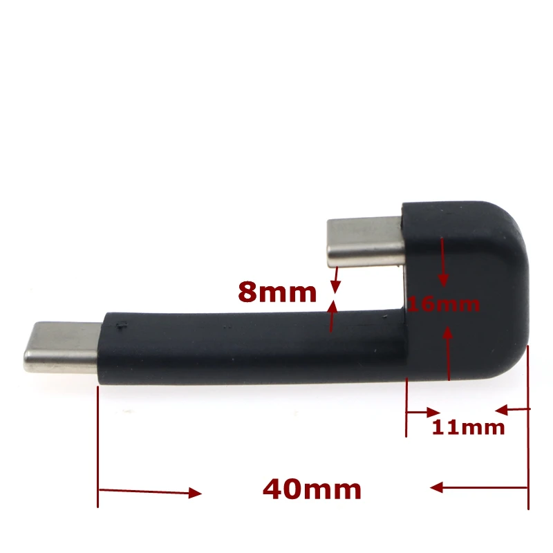 E1DA 9038D DAC USB-C 180 Degree Charging Cable - OTG Type C Male to Male Adapter Description Image.This Product Can Be Found With The Tag Names Computer Cables Connecting, Computer Peripherals, Dac device, PC Hardware Cables Adapters