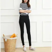 Capri Women Pants Autumn Winter Plus size M-6XL Women Pants Stretch Elastic Waist Skinny Ladies Slim Pencil Trousers M414