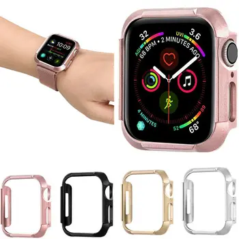 

Metel Protective Frame Case for Apple Watch 5 4 Watch Cover for IWatch 40mm 44mm Protection Watch Bumper Shell