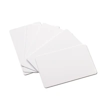 CR80 стандарт EPC Gen2 длинный диапазон пассивный пустой белый ПВХ RFID Контроль доступа смарт-карта UHF RFID тег с чужеродным чипом Higgs3