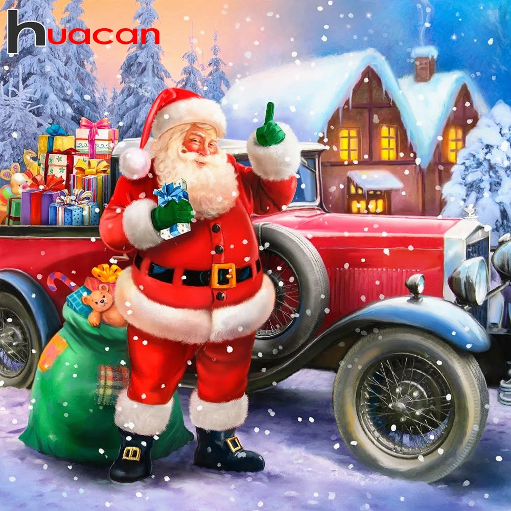 

Huacan 5D Diamond Painting 2019 NEW Christmas Diamond Mosaic Full Square Embroidery Sale Cross Stitch Home Decor Drop Ship