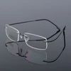 Lunettes de lecture sans bords pour hommes femmes | Lunettes à mémoire de forme en titane, lunettes à lunettes magnétiques presbytes + 1.0 + 1.5 + 2.0 + 2.5 + 3.0 ► Photo 3/6