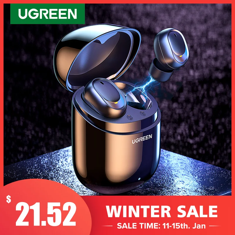 Ugreen tws fones de ouvido bluetooth verdadeiro fones estéreo sem fio fone de ouvido botões para o esporte tws bluetooth|Fones de ouvido| - AliExpress