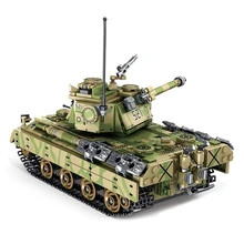 

World War 2 WW2 Military Series Panzerkampfwagen V Panther Tank Building Blocks Weapons Army Bricks Gifts for Boys Kids Toys