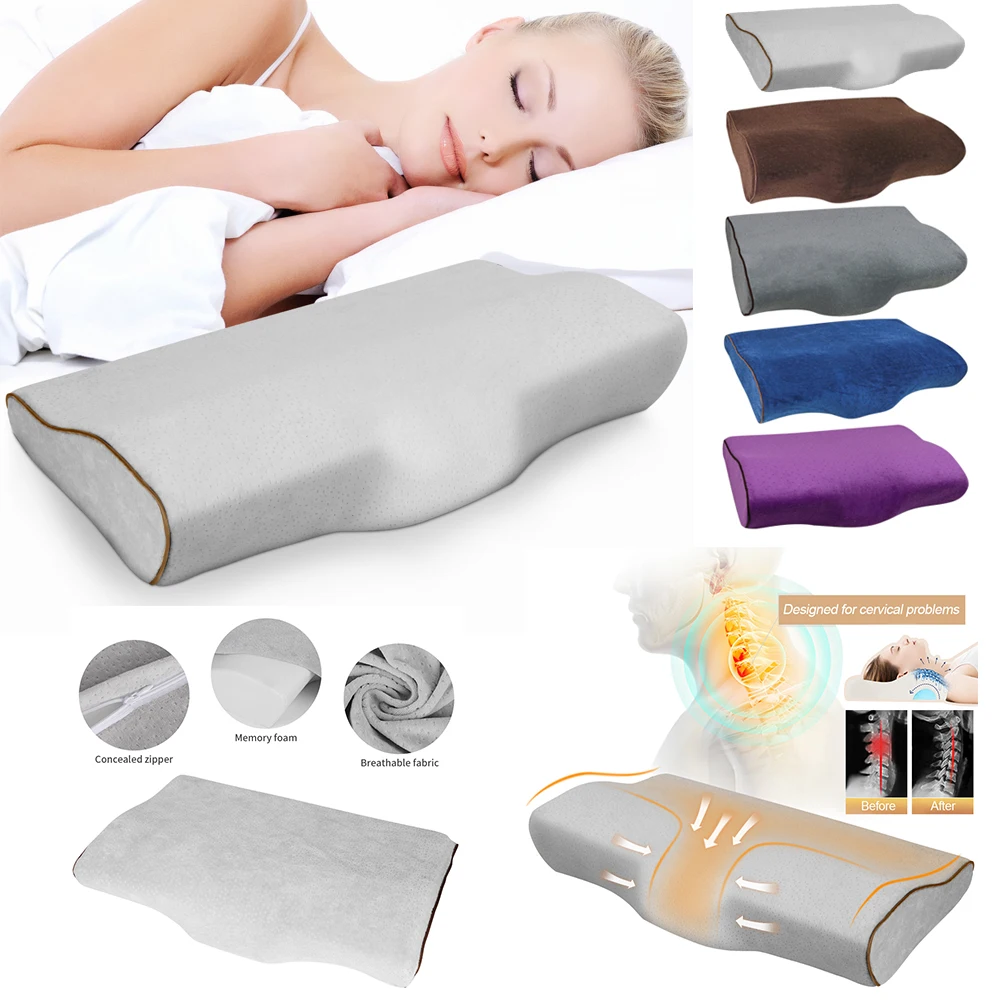 Подушка из пены с эффектом памяти, мягкая латексная подушка для здоровья, подушка из пены для путешествий, медленная Подушка, забота о здоровье ребенка