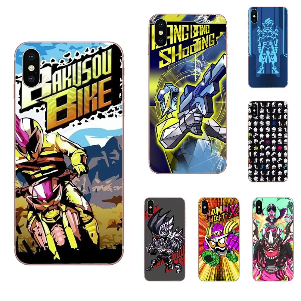 Мультяшный Kamen Rider Ex aid Mighty для Apple IPhone X XS Max XR 4 4s 5 5C 5S SE 6 6S 7 8 Plus Мягкий чехол из