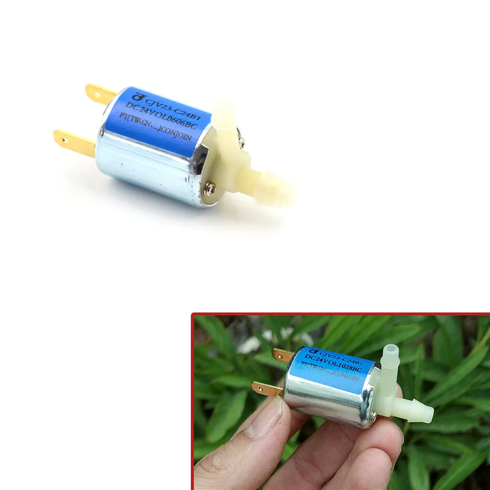 1pc DC 12V Small Plastic Solenoid Valve For Gas Water Air Normally Closed