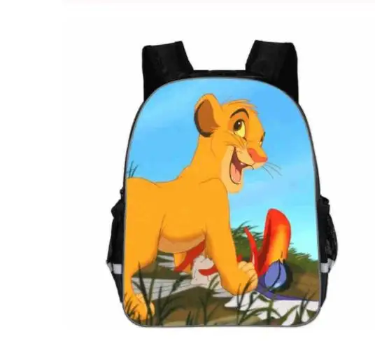 as pictures Mochilas Infantil Король Лев Симба школьные ранцы подарок на год для девочек-подростков с изображением мультипликационных персонажей для детей Детская сумка-рюкзак для мальчиков и девочек - Цвет: as pictures