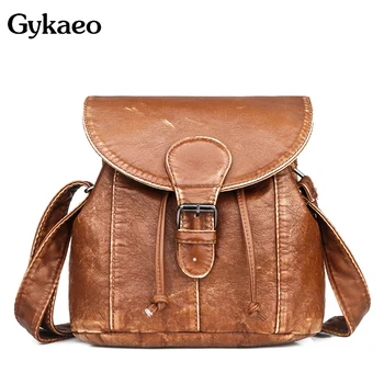 

Gykaeo Brand Ladies Casual Small Women Messenger Bags Crossbody Soft PU Leather Shoulder Bag Luxury Female Handbags Sac A Main