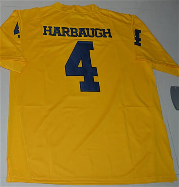 Новое поступление Michigan Wolverines Charles Woodson 2 Limited-желтый Размер S, M, L, XL, 2XL, 3XL Jim Harbau Jersey