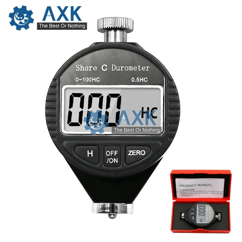 

HA HD HC Digital dial indicator Durometer Digital Hardness Tester Meter Shore A for Plastic leather rubber multi-resin LT-278