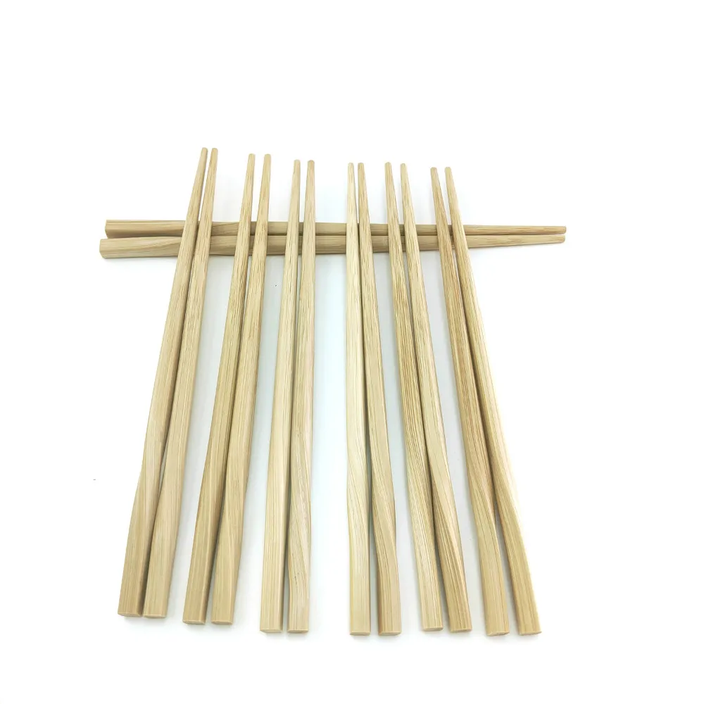 5 Pairs Reusable Bamboo Chopstick Utensil Natural Wood High Quality Healthy Chinese Tableware Sushi Chopstick