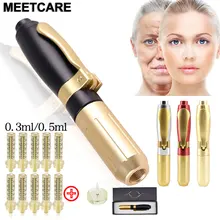 Высокое давление Гиалуроновая кислота ручка против морщин лифтинг губ распылитель гиалуроновая ручка с ампульной головкой шприц иглы