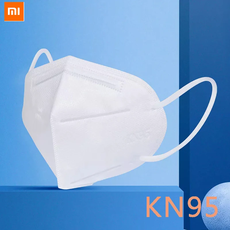 

XiaoMi Youpin KN95 Face Masks 99% Filtration N95 Masks PM 2.5 Filter Respirator Face Mask 3 Layers Mouth Cover as KF94 FFP2