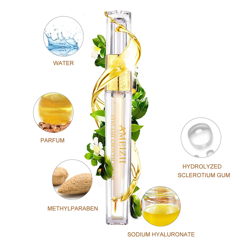 AMEIZII Eyelash Growth Eye Serum for Eye Lash Lift Longer Fuller Thicker Eyelashes Eyebrows Enhancer Eye Care Treatment TSLM1