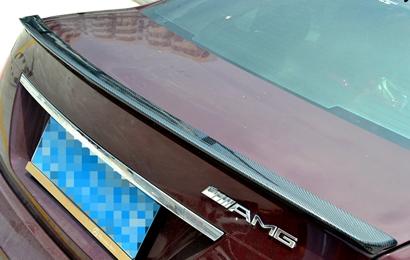 Carbon Fiber Spoiler For Mercedes Benz W204 C180 C200 C260 C280 C300 C74 Car Tail Trunk Spoiler Car Rear Wing For Mercedes W204