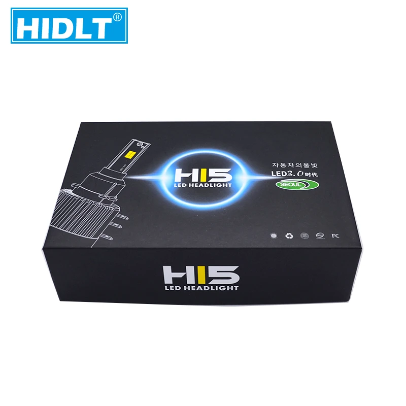HIDLT 1 Set Error Free Car H15 LED Headlight Bulbs 120W 12000LM 6500K White H15 LED Conversion Kit Auto Replacement Bulb (21)