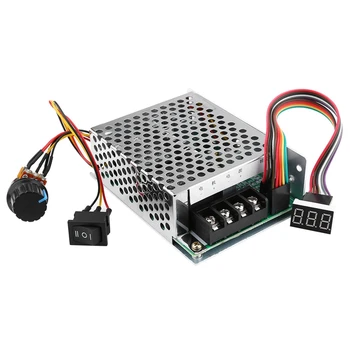 

DC 10V-50V PWM Motor Speed Controller CW/CCW Reversible Switch 40A with LED