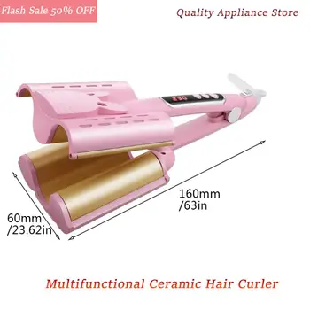 

Professional Hair Curling Iron Ceramic Triple Barrel Hair Curler Irons Hair Wave Waver Styling Tools Hair Styler Wand Curl Tool