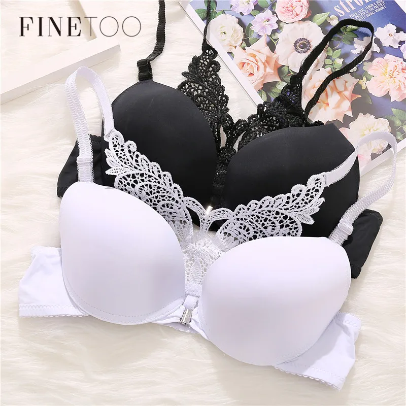  New Arrival Bra Sexy Push Up Bra Front Closure Bras For Women Butterfly Racerback Brassiere Small B