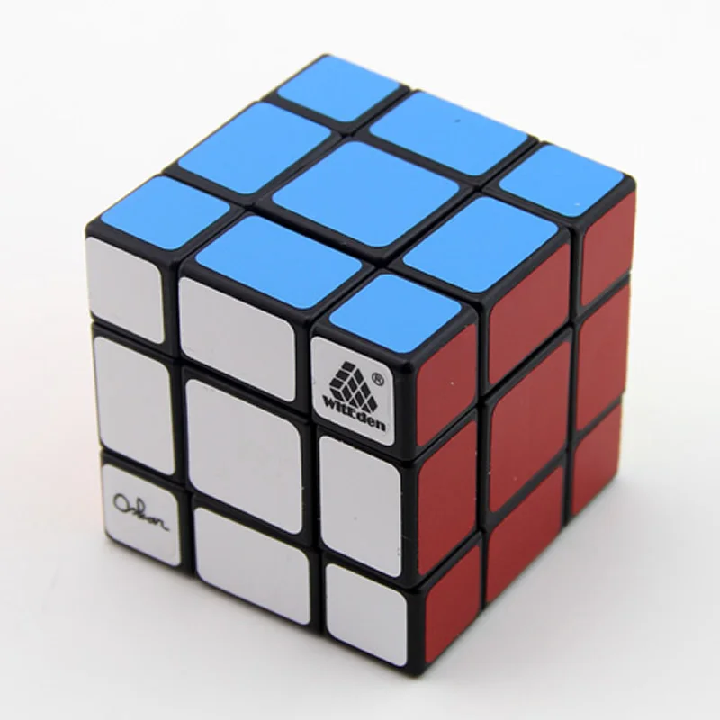 WitEden& Oskar Mixup 3x3x3 волшебный куб 3x3 Cubo Magico Профессиональный скоростной нео куб головоломка Kostka антистресс игрушки для мальчика - Цвет: black