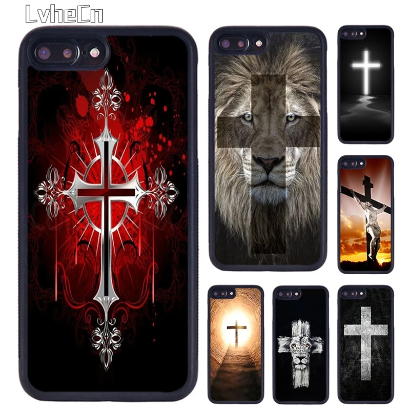Lvhecn Awesome Bible Jesus Christ Christian Cross Phone Case Per Iphone 17 8 Plus 11 12 13 Pro Xr Xs Max Ultra