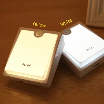 

Body Motion Sensor Automatic Control Body Night Light LED Sensor Light Lamp Corridor Induction Lamp Wardrobe Switch Lamp New