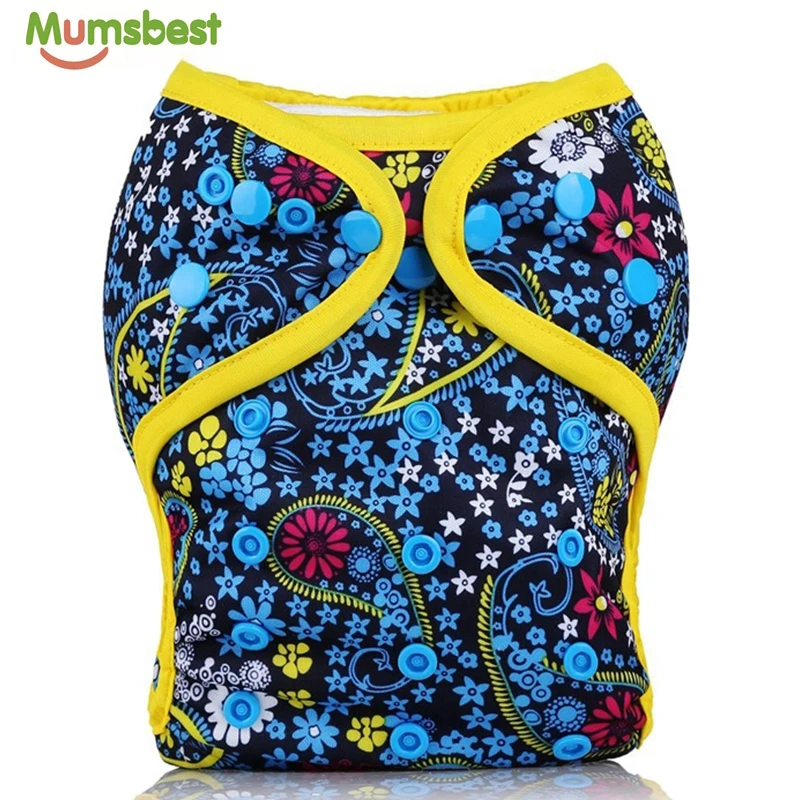 Cloth Diaper-Cover Fitted Nappy Baby Flat Mumsbest Waterproof Reusable One-Size 