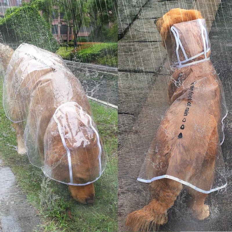 HOOPET Big Dog Waterproof Raincoat CB34 Dog Products Pet Products