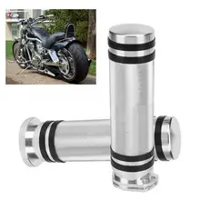 Серебряный мотоцикл модификация руль ручки с резиновым кольцом подходит для XR VRSC XL мотоциклетные ручки
