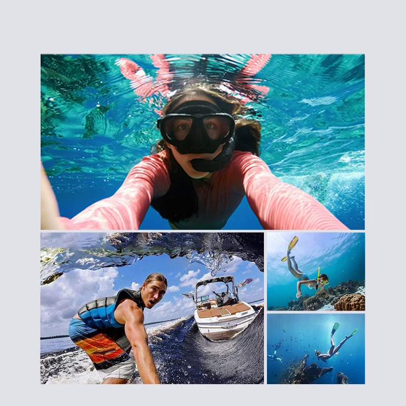 Чехол для дайвинга Hero 8 водонепроницаемый чехол GoPro черный подводный защитный