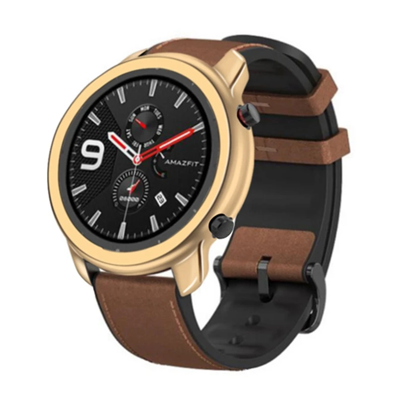 YUEDAER Soft Plating Case For Amazfit GTR 47mm Cover Protective For Xiaomi Amazfit GTR 47 Smart Watch Accessories Rose Gold Case